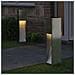Lucina LED Solare da Percorso 2 pcs Argento Zincato - Foto miniatura 3