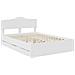 Struttura del letto Bianco 160 x 200 cm Legno Ingegnerizzato - Foto miniatura 4