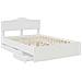 Struttura del letto Bianco 160 x 200 cm Legno Ingegnerizzato - Foto miniatura 5