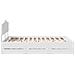 Struttura del letto Bianco 160 x 200 cm Legno Ingegnerizzato - Foto miniatura 9
