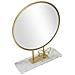 Specchio Con Cornice Vkh504-oro-metallo-30x9x39,5 Cm - Foto miniatura 2