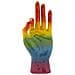 Scultura Mano Rainbow Ok In Resina Arcobaleno - Foto miniatura 1