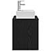 Mobile Lavabo da Parete Rovere Nero 49,5 x 41 x 62,5 cm - Foto miniatura 3