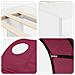 Letto con Tunnel 4 pcs Bianco e Rosso Legno ingegnerizzato - Foto miniatura 9