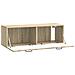 Mobile Porta TV da Muro Rovere Sonoma 98 x 31 x 30 cm - Foto miniatura 3