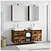 Set di mobili per il bagno 5 pcs Rovere Fumo - Foto miniatura 4