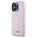 Dkny ""liquid Silicone"" Custodia Magsafe Per Iphone 15 Pro - Rosa Con Piccolo Logo Metallico - Foto miniatura 1