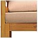 Poltrona modulare con cuscini 100 % poliestere Solid-Acacia - Foto miniatura 6