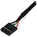 Cavo interno USB IDC 5 pin collettore scheda madre 45 cm - F / F - Foto miniatura 2