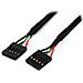 Cavo interno USB IDC 5 pin collettore scheda madre 45 cm - F / F - Foto miniatura 1