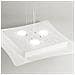 Lampadario Sospensione Isotta 10 Luci Gx53 Bianco - Lampada Soffitto Design Moderno 62x69cm, Luce Biemissione, Max 10x8w, Ip20, Lampadine Escluse - Foto miniatura 6