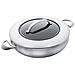 Tegame Serie Ctx In Alu-inox Per Induzione Con Maniglie E Coperchio In Acciaio Inox Di - Foto miniatura 1