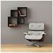 Mensola Oyo Wenge Moderno - Mobile Arredo Design - Per Casa, Studio, Ufficio, Camera - Scaffale, Ripiano - Angolare, Parete - Foto miniatura 1