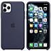 Custodia In Silicone Per Iphone 11 Pro Max - Blu Notte - Foto miniatura 2