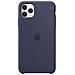 Custodia In Silicone Per Iphone 11 Pro Max - Blu Notte - Foto miniatura 7