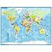 Puzzle XXL Mappa del mondo 200 pz 49 x 36 cm 12890 - Foto miniatura 2