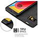 Custodia Compatibile Con Motorola Moto C In Bruno Caffè - Coperchio Protettiva Con Chiusura Magnetica, Funzione Stand E Tasca Per Le Carte - Foto miniatura 2