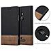 Custodia Compatibile Con Nokia Lumia 925 In Nero Marrone - Coperchio Protettiva Con Chiusura Magnetica, Funzione Stand E Tasca Per Le Carte - Foto miniatura 8