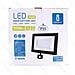 Faro Led Slim Con Sensore Ip65 100w - 10000 Lumen - 4000k Luce Naturale - Angolo Fascio 120 Misura L330w270h52mm Cri70ra - Foto miniatura 2
