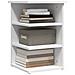 Credenza Bianca 35x35x55 cm in Legno Multistrato - Foto miniatura 4
