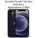 Custodia Tpu Silicone Cover Case Per Apple Iphone 12 Mini Black - Foto miniatura 2