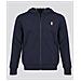 Felpa tommy hilfiger colore navy taglia l. - Foto miniatura 1