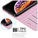 Custodia Compatibile Con Apple Iphone X / Xs In Rosa Di Loto - Coperchio Protettiva Con Chiusura Magnetica, Funzione Stand E Tasca Per Le Carte - Foto miniatura 5