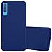 Custodia Compatibile Con Samsung Galaxy A7 2018 In Candy Blu Scuro - Coperchio Protettivo In Silicone Tpu Flessibile - Foto miniatura 1