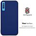 Custodia Compatibile Con Samsung Galaxy A7 2018 In Candy Blu Scuro - Coperchio Protettivo In Silicone Tpu Flessibile - Foto miniatura 3