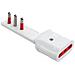 Adattatore Ultrapt Spina 16a 2p+t/10/16a 2p+t Bianco Serie Emilia Flat - Foto miniatura 6