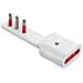 Adattatore Ultrapt Spina 16a 2p+t/10/16a 2p+t Bianco Serie Emilia Flat - Foto miniatura 1