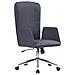 Sedia Da Ufficio Launceston, Poltrona Presidenziale Con Braccioli, Sedia Ergonomica Direzionale Da Ufficio, 55x56h98/105 Cm, Grigio - Foto miniatura 1