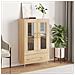 Credenza Rovere Sonoma 69,5x31x115 Cm In Legno Multistrato - Foto miniatura 1