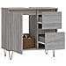Armadietto Bagno Grigio Sonoma 65x33x60 Cm In Legno Multistrato - Foto miniatura 2