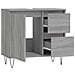 Armadietto Bagno Grigio Sonoma 65x33x60 Cm In Legno Multistrato - Foto miniatura 3