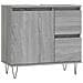 Armadietto Bagno Grigio Sonoma 65x33x60 Cm In Legno Multistrato - Foto miniatura 1