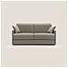Evans Divano letto matrimoniale in tessuto impermeabile T13 189 cm (mat. 160x197) tortora - Foto miniatura 3