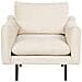 Poltrona Velluto Beige Chiaro Vinterbro - Foto miniatura 4