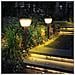 Faretto 7 Led Luce Calda Picchetto Da Terra Pannello Solare Lampada A Muro Ip65 - Foto miniatura 1