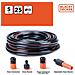 Tubo da Giardino 25 Metri ?13 con 5 Raccordi Max. 6 Bar PVC Resistente Raggi UV - Foto miniatura 3