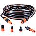 Tubo da Giardino 25 Metri ?13 con 5 Raccordi Max. 6 Bar PVC Resistente Raggi UV - Foto miniatura 1