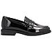 Black Elegant Closed Ladies Shoes Mocassino Pelle Scarpe Donna Nero Eu 41, D1u01-00 - Foto miniatura 3