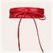 Elegante Cintura Obi In Pelle Pu, Cintura Avvolgente Da 360 Cm Per Donna Red - Foto miniatura 2