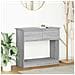Tavolo Consolle con Cassetti Grigio Sonoma 85,5x38,5x74,5 cm - Foto miniatura 1