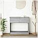 Tavolo Consolle con Cassetti Grigio Sonoma 85,5x38,5x74,5 cm - Foto miniatura 5