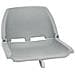 Set Sedile Da Barca Pieghevole 2pz Grigio - Foto miniatura 2