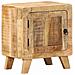 Comodino 40x32x46 Cm In Legno Massello Di Mango Grezzo - Foto miniatura 1