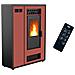 Stufa A Pellet Air Slim Astral 12,2 Kw Sannover Bordeaux - Foto miniatura 1