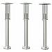 Lusso Casadino -  Lampade Da Terra Per Esterni 3 Pz Argento 60 Cm In Acciaio Inox - Foto miniatura 1