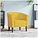 Poltrona Cabriolet Gialla in Velluto - Foto miniatura 2